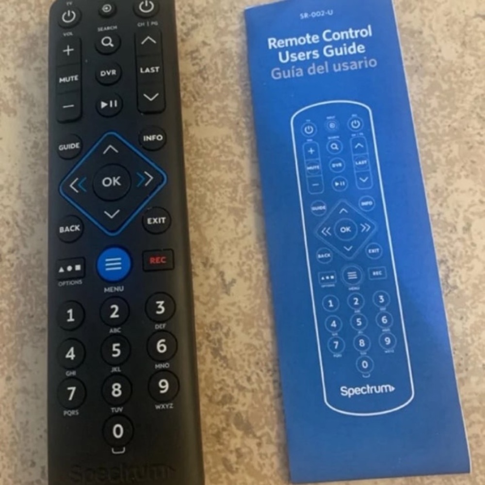 New! Spectrum SR-002-U Cable Remote Control + 2AA Batteries.